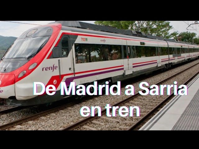 Recorre el Camino de Santiago en tren: Descubre la ruta de Santiago de Compostela a Sarria