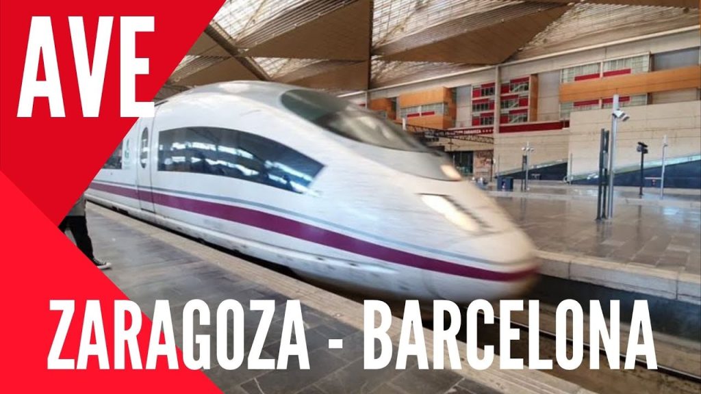 Descubre en minutos el tiempo exacto de viaje en AVE de Barcelona a Zaragoza en nuestro artículo